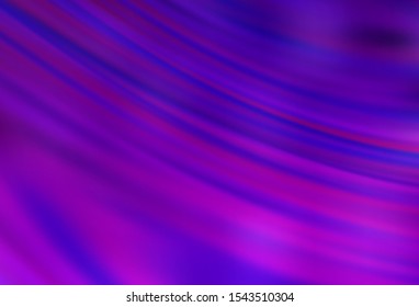 Dark Purple, Pink vector glossy abstract background. Colorful abstract illustration with gradient. New style design for your brand book.