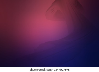Dark Purple, Pink vector glossy abstract background. Modern abstract illustration with gradient. New way of your design.