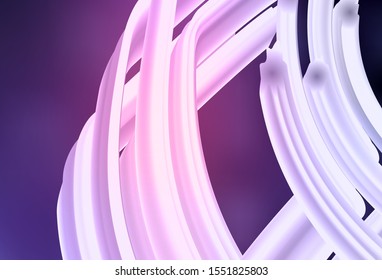 Dark Purple, Pink vector glossy abstract layout. Glitter abstract illustration with gradient design. Background for a cell phone.