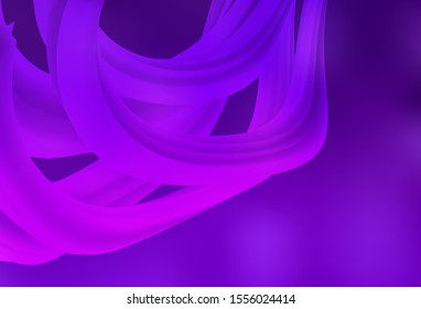 Dark Purple, Pink vector glossy abstract backdrop. Creative illustration in halftone style with gradient. New style design for your brand book.