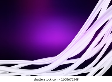 Dark Purple, Pink vector glossy abstract backdrop. Creative illustration in halftone style with gradient. Elegant background for a brand book.