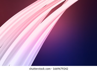 Dark Purple, Pink vector glossy abstract layout. Colorful abstract illustration with gradient. New design for your business.