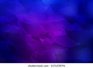 Dark Purple, Pink vector gradient triangles pattern. Polygonal abstract illustration with gradient. New template for your brand book.
