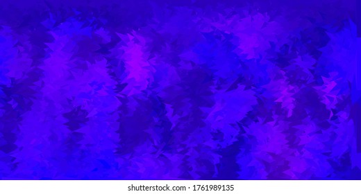 Dark purple, pink vector gradient polygon texture. Decorative colorful illustration with abstract triangles. Sample for your designs.