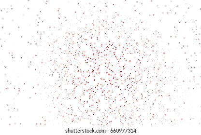 Dark Purple, Pink vector illustration which consist of circles. Dotted gradient design for your business. Creative geometric background in halftone style with colored spots.