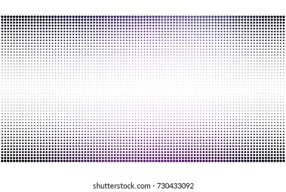 Dark Purple, Pink vector illustration which consist of circles. Dotted gradient design for your business. Creative geometric background in halftone style with colored spots.