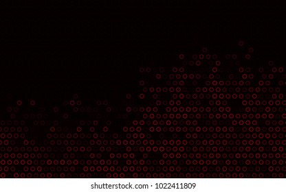 Dark Purple, Pink vector  layout with circle shapes. Glitter abstract illustration with blurred drops of rain. The pattern can be used for ads, leaflets of liquid.