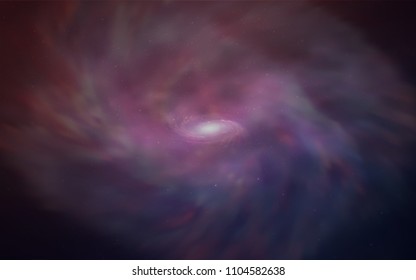 Dark Purple, Pink vector layout with cosmic stars. Space stars on blurred abstract background with gradient. Pattern for astronomy websites.