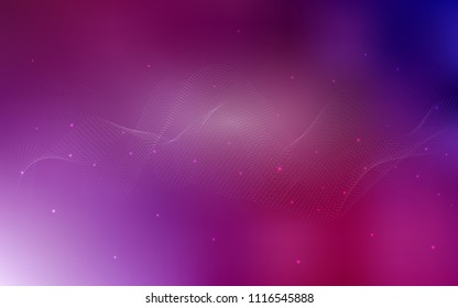 Dark Purple, Pink vector layout with circle shapes. Illustration with set of shining colorful abstract circles. New design for ad, poster, banner of your website.