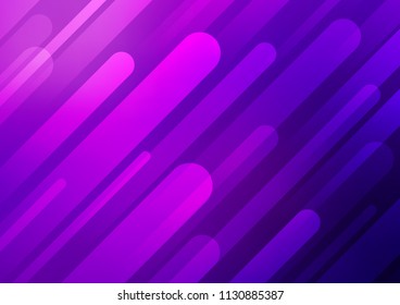 Dark Purple, Pink vector layout with flat lines. Shining colored illustration with narrow lines. The pattern can be used as ads, poster, banner for commercial.