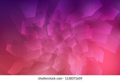 Dark Purple, Pink vector layout with hexagonal shapes. Illustration with set of colorful hexagons. Beautiful design for your business advert.