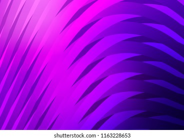 Dark Purple, Pink vector layout with flat lines. Modern geometrical abstract illustration with staves. Best design for your ad, poster, banner.