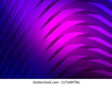 Dark Purple, Pink vector layout with flat lines. Blurred decorative design in simple style with lines. The pattern can be used for websites.