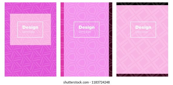 Dark Purple, Pink vector layout for Leaflets. Glitter abstract design concept with text box. Pattern for business books, journals.