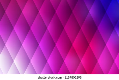 Dark Purple, Pink vector layout with lines, rectangles. Rectangles on abstract background with colorful gradient. The template can be used as a background.