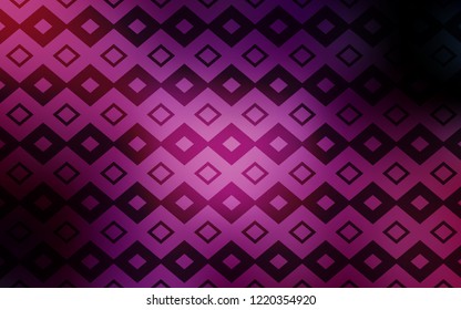 Dark Purple, Pink vector layout with lines, rectangles. Illustration with set of colorful rectangles. Pattern for busines ad, booklets, leaflets