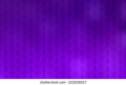 Dark Purple, Pink vector layout with lines, triangles. Beautiful illustration with triangles in nature style. Pattern for websites.
