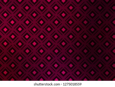 Dark Purple, Pink vector layout with lines, rectangle. Modern geometric abstract illustration with lines, squares. Smart design for your business advert.
