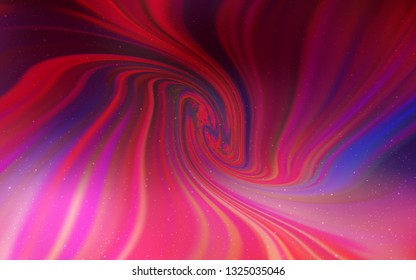 Dark Purple, Pink vector layout with cosmic stars. Shining colored illustration with bright astronomical stars. Best design for your ad, poster, banner.