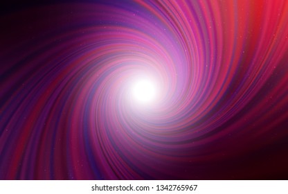 Dark Purple, Pink vector layout with cosmic stars. Shining illustration with sky stars on abstract template. Pattern for astrology websites.