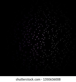 Dark Purple, Pink vector layout with bright stars. Blur decorative design in simple style with stars. Design for your business promotion.