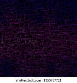 Dark Purple, Pink vector layout with lines, rectangles. Abstract gradient illustration with colorful rectangles. Pattern for busines booklets, leaflets