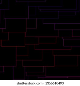Dark Purple, Pink vector layout with lines, rectangles. Abstract gradient illustration with rectangles. Pattern for busines booklets, leaflets