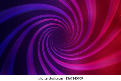 Dark Purple, Pink vector layout with cosmic stars. Shining colored illustration with bright astronomical stars. Pattern for astronomy websites.
