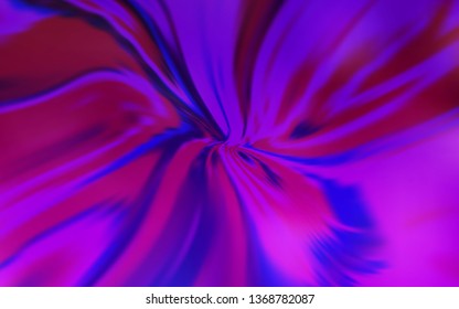 Dark Purple, Pink vector layout with curved lines. Shining colorful illustration in simple style. Elegant pattern for a brand book.