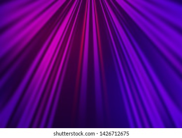 Dark Purple, Pink vector layout with flat lines. Lines on blurred abstract background with gradient. Pattern for ads, posters, banners.