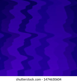 Dark Purple, Pink vector layout with wry lines. Colorful illustration in circular style with lines. Pattern for websites, landing pages.