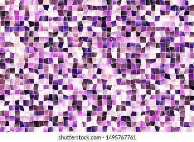 Dark Purple, Pink vector layout with lines, rectangles. Beautiful illustration with rectangles and squares. Pattern can be used for websites.