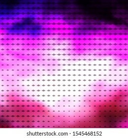 Dark Purple, Pink vector layout with circles. Glitter abstract illustration with colorful drops. Pattern for websites, landing pages.