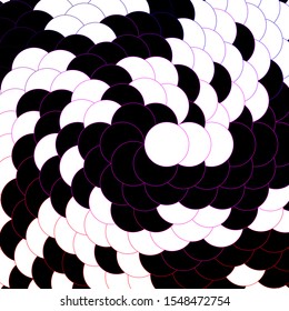 Dark Purple, Pink vector layout with circle shapes. Abstract colorful disks on simple gradient background. Pattern for wallpapers, curtains.