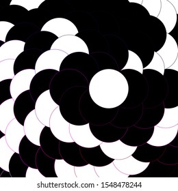 Dark Purple, Pink vector layout with circle shapes. Abstract illustration with colorful spots in nature style. New template for a brand book.