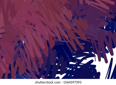 Dark Purple, Pink vector layout with flat lines. Shining colored illustration with sharp stripes. Pattern for your busines websites.
