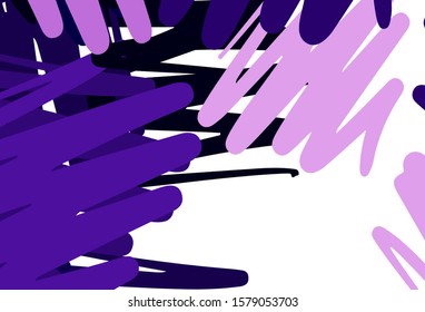 Dark Purple, Pink vector layout with flat lines. Glitter abstract illustration with colorful sticks. Smart design for your business advert.