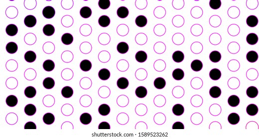 Dark Purple, Pink vector layout with circle shapes. Abstract illustration with colorful spots in nature style. Pattern for business ads.