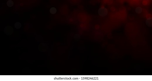 Dark Purple, Pink vector layout with circle shapes. Abstract colorful disks on simple gradient background. Pattern for business ads.