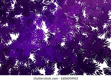 Dark Purple, Pink vector layout with flat lines. Shining colored illustration with sharp stripes. Smart design for your business advert.
