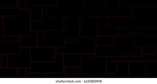 Dark Purple, Pink vector layout with lines, rectangles. Modern design with rectangles in abstract style. Pattern for commercials, ads.