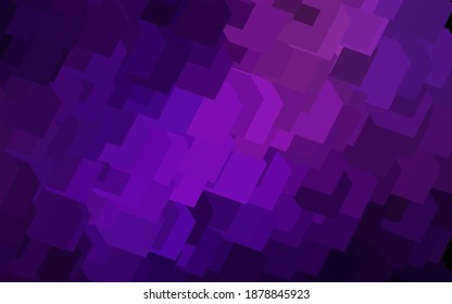 Dark Purple, Pink vector layout with lines, rectangles. Modern abstract illustration with colorful rectangles. Modern template for your landing page.