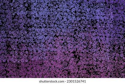 Púrpura oscuro, diseño vector rosado con estrellas brillantes. Estrellas sobre fondo abstracto borroso con gradiente. Mejor diseño para tu anuncio, afiche, banner.