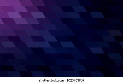 Dark Purple, Pink vector low poly background. A sample with a polygonal design. Illustration in polygonal style with repeating squares