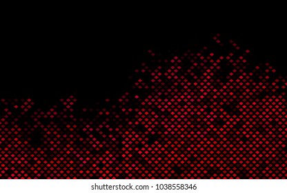 Dark Purple, Pink vector low poly background. A sample with a polygonal design. Illustration in polygonal style with repeating squares