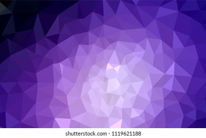 Dark Purple, Pink vector low poly texture. Creative geometric illustration in Origami style with gradient. New template for your brand book.