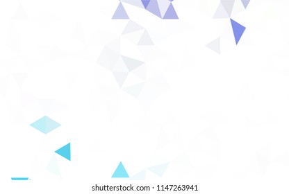 Dark Purple, Pink vector low poly texture. Triangular geometric sample with gradient.  Template for cell phone's backgrounds.