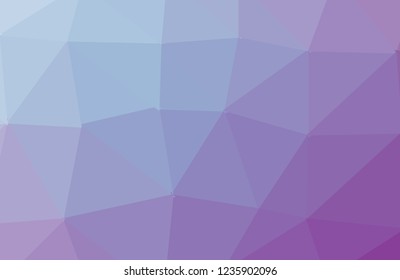 Dark Purple, Pink vector Low poly crystal background. Polygon design pattern. Low poly illustration, low polygon background.
