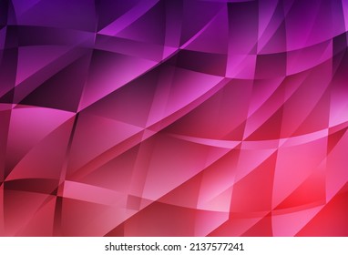 Dunkelviolett, rosafarbene Vektorgrafik, Low-Poly-Struktur. Kreative geometrische Illustration im Origami-Stil mit Farbverlauf. Neues Design für Ihr Unternehmen.