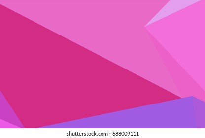 Dark Purple, Pink vector low poly background. Creative geometric illustration in Origami style with gradient. The textured pattern can be used for background.